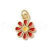 Rack Plating Brass Enamel Pendants KK-Z056-47G-04-1
