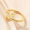 Brass Cuff Rings for Women RJEW-U044-A-3