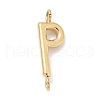 304 Stainless Steel Letter Connector Charms STAS-M108-01G-16-1