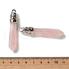 Natural Rose Quartz Pointed Big Pendants G-Z055-01P-14-3