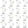 Brass Linking Rings KK-PH0001-17-2