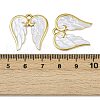 304 Stainless Steel Enamel Pendants STAS-L290-06G-3