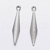 316 Surgical Stainless Steel Pendants X-STAS-P198-04-2