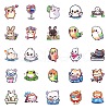 50Pcs Cartoon Animal Paper Sticker STIC-C012-01-4