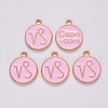 Alloy Enamel Pendants ENAM-S124-01B-09E-2