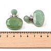 Natural Mixed Stone Perfume Bottle Pendants G-L623-07P-4