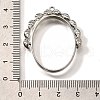 Rotatable Alloy Swivel Open Back Bezel Pendants PALLOY-I223-18P-3