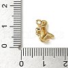 Brass Micro Pave Cubic Zirconia Charms KK-I276-42G-3