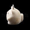 Flocky Resin Pendants FIND-I044-21-2