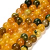 Dyed Natural Agate Beads Strands G-G203-10F-10mm-2