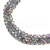 Electroplate Transparent Glass Beads Strands EGLA-A034-T4mm-G05-3