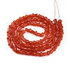 Baking Painted Glass Beads Strands DGLA-N007-01B-2