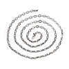 304 Stainless Steel Hexagon Link Chains CHS-S012-21P-2