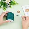   1 Roll 100 Yards Round Nylon Braided Thread NWIR-PH0002-22G-3