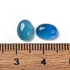 Natural Blue Agate Cabochons G-H001-15D-3