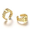 Brass Micro Pave Clear Cubic Zirconia Cuff Rings RJEW-H541-01Z-G-2