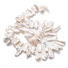 Natural Baroque Keshi Pearl Beads Strands PEAR-P064-02G-03C-3