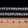Transparent Glass Beads Strands GLAA-N001-61A-4