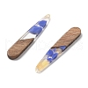 Resin and Walnut Pendants FIND-R051-08-3