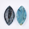 Natural Dragon Veins Agate Cabochons G-S349-24D-2