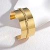 304 Stainless Steel Rhinestone Cuff Bangles BJEW-M082-04G-02-1