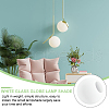 Frosted Glass Globe Lamp Shade Replacement AJEW-WH0528-04-5