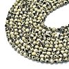 Natural Dalmatian Jasper Beads Strands G-A260-A10-01-3