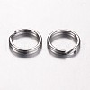 Tarnish Resistant 304 Stainless Steel Split Rings STAS-D438-01-2