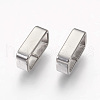 Tarnish Resistant 304 Stainless Steel Slide Charms STAS-G187-31P-1