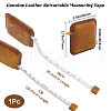 Flower Pattern Leather Tape Measure AJEW-WH20001-30B-2