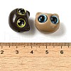 Opaque Acrylic with Resin Beads OACR-G036-03-3