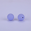 Round Silicone Focal Beads SI-JX0046A-106-2