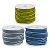  30 Yards 3 Colors Single Face Velvet Ribbon SRIB-TA0001-08-1