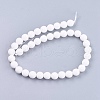 Natural White Jade Bead Strands G-R166-10mm-22-2