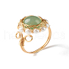 Natural Green Aventurine Finger Ring for Girl Women X1-RJEW-TA00012-1-1
