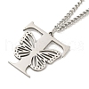 201 Stainless Steel Necklaces NJEW-Q336-01T-P-4