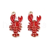 Brass Alloy Pendants KK-R226-15G-01-1