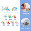  56Pcs 7 Colors Glass & Acrylic Charms FIND-TA0002-90-4