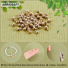 ARRICRAFT 60Pcs 2 Style Brass Beads KK-AR0002-54-4