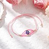 Adjustable Nylon Cord Braided Beads Bracelets BJEW-MZ00161-05-1