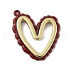 Alloy Pendants with Enamel PALLOY-V005-02D-1