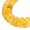 Natural Yellow Agate(Dyed & Heated) Beads Strands G-G203-02A-4