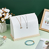 PU Imitation Leather Necklace Stands NDIS-WH0006-19A-4