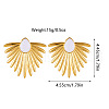 304 Stainless Steel Enamel Stud Earrings FS-WG1F046-03-1