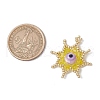 Glass Seed Beaded Star Pendants PALLOY-MZ00624-04-2