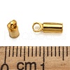 Rack Plating Brass Cord Ends KK-TAC0015-02G-2