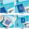 Carbon Steel Cutting Dies Stencils DIY-WH0309-219-3
