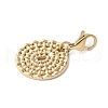 304 Stainless Steel Oval Pendant Decoration STAS-S165-13G-2