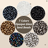   about 1770pcs 7 Colors Opaque Glass Seed Beads SEED-PH0002-23-4