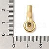 Brass Fold Over Clasps KK-K389-015G-3